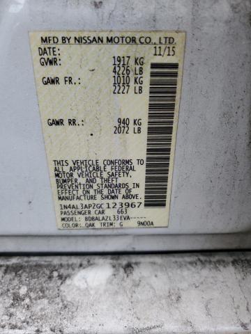 2016 NISSAN ALTIMA 2.5 #3275504741