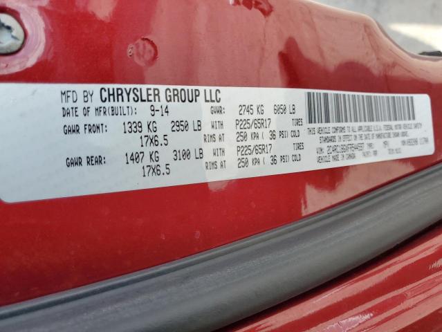 2015 CHRYSLER TOWN & COU 2C4RC1BGXFR544597