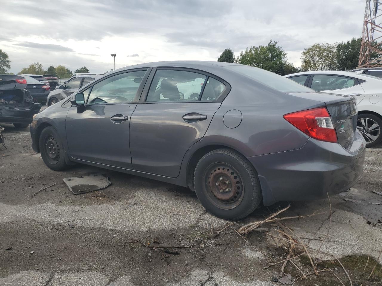 Lot #3315700712 2012 HONDA CIVIC LX