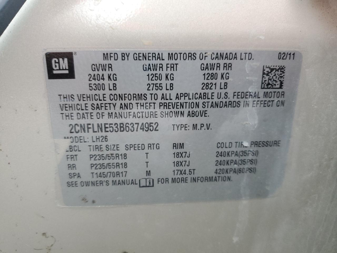 CHEVROLET EQUINOX LT