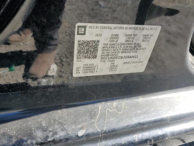 2018 CHEVROLET SILVERADO - 3GCUKREC9JG540611