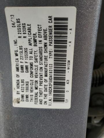 2013 HONDA ACCORD SPORT - 1HGCR2F58DA183103