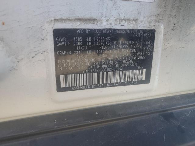 2011 SUBARU OUTBACK 2. - 4S4BRBCC3B3428254