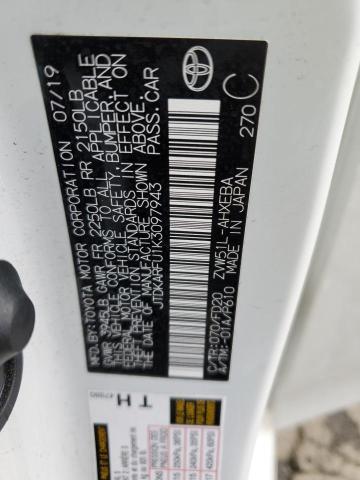 2019 TOYOTA PRIUS JTDKARFU1K3097943