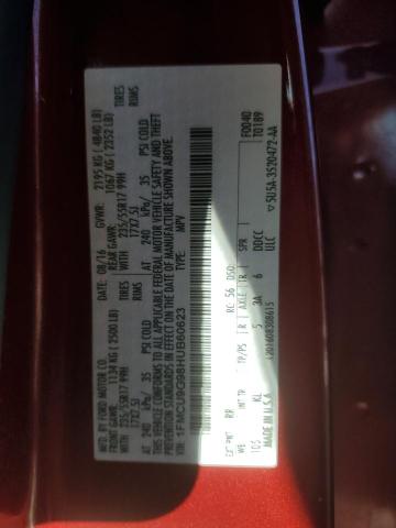 2017 FORD ESCAPE SE - 1FMCU9G98HUB60623