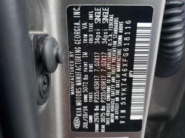 2015 KIA SORENTO LX - 5XYKT4A6XFG618116