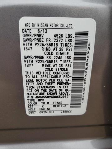 2013 NISSAN ROGUE S #3281941097