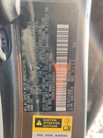 2012 TOYOTA HIGHLANDER - 5TDZK3EH7CS080044