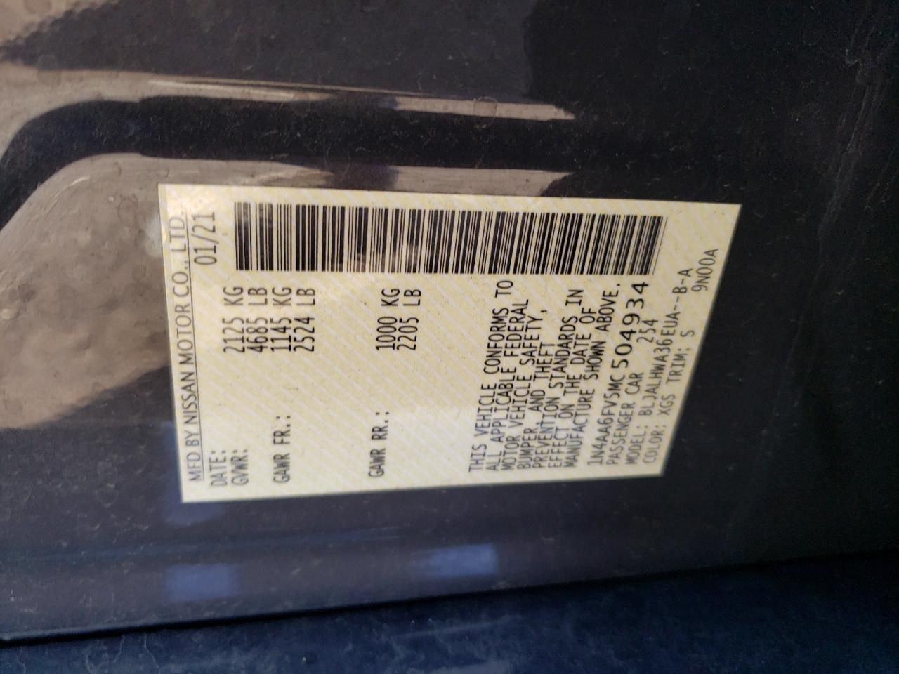 NISSAN MAXIMA PLATINUM