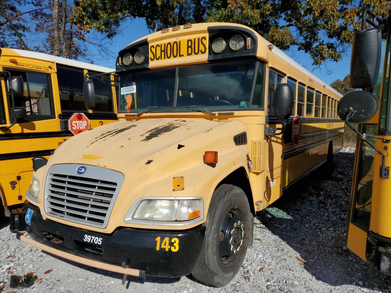 Lot #3274721858 2011 BLUE BIRD SCHOOL BUS