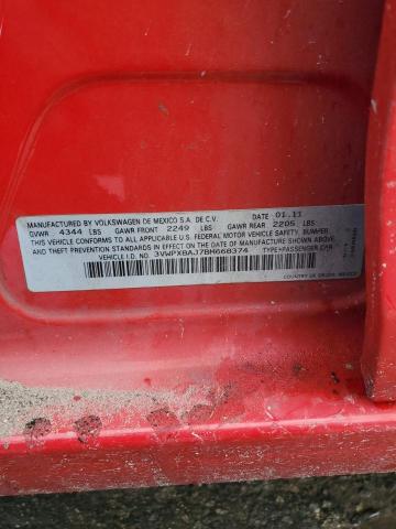 2011 VOLKSWAGEN JETTA S - 3VWPX8AJ7BM668374