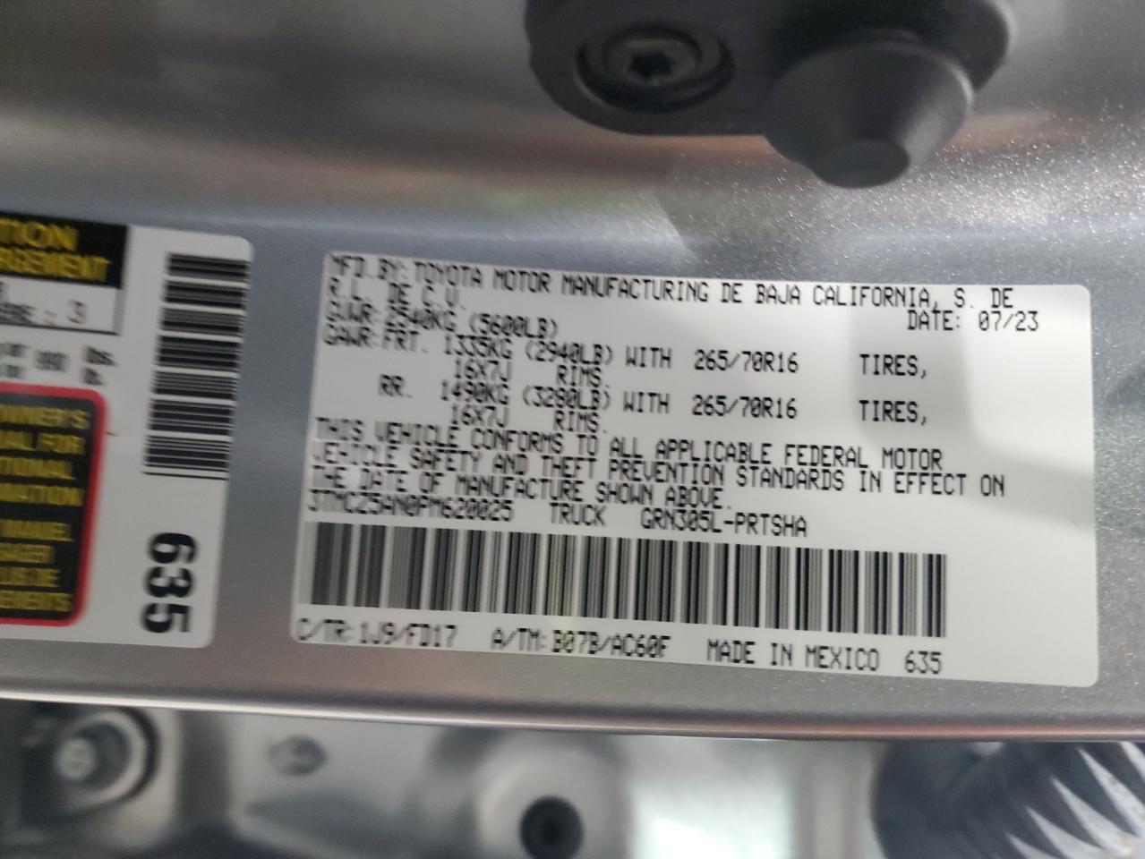 TOYOTA TACOMA DOUBLE CAB