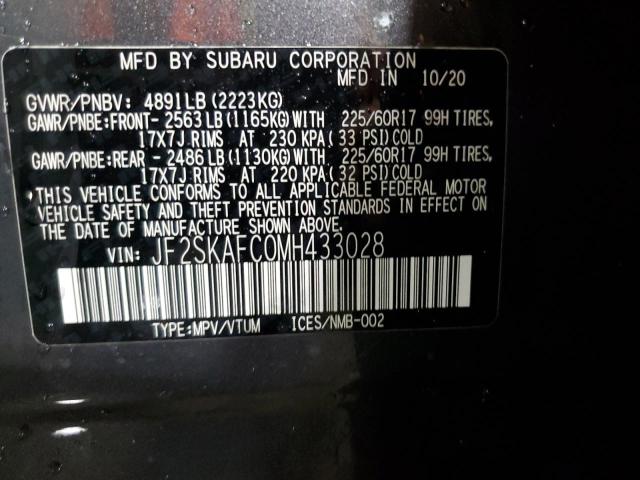 2021 SUBARU FORESTER P #3274696844