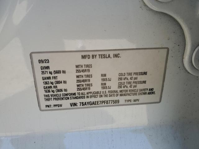 2023 TESLA MODEL Y - 7SAYGAEE7PF877589