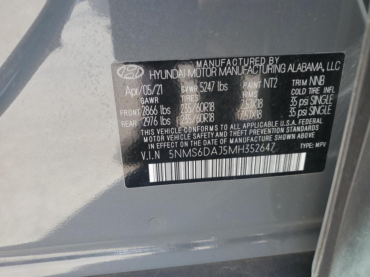 HYUNDAI SANTA FE SEL