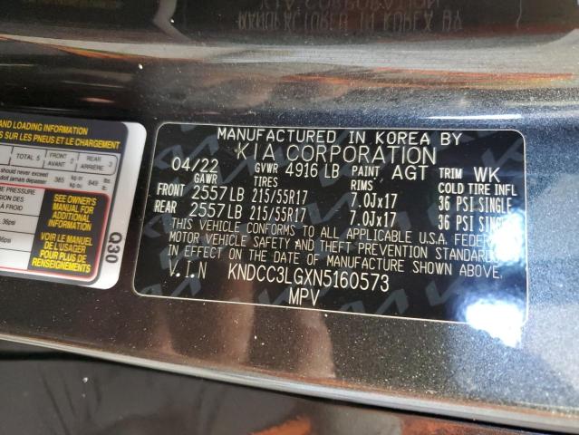 2022 KIA NIRO S KNDCC3LGXN5160573