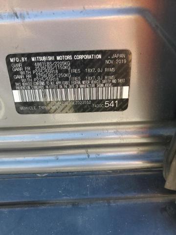 2020 MITSUBISHI OUTLANDER - JA4AZ3A30LZ023552