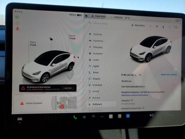 2024 TESLA MODEL Y 7SAYGDED4RF076727