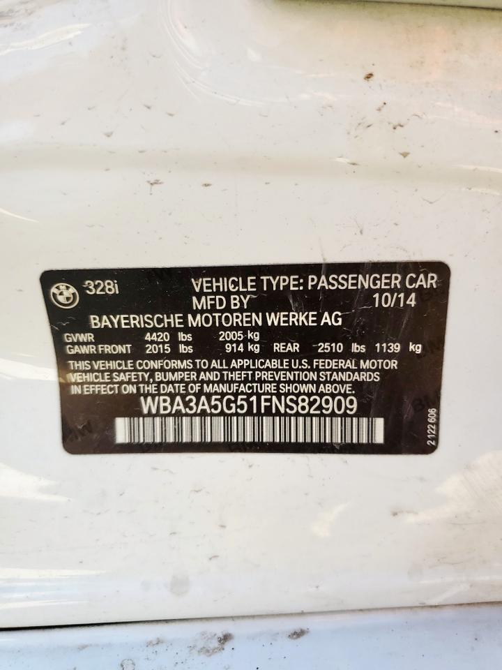 Lot #3309708850 2015 BMW 328 I