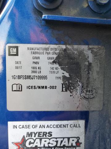 2018 CHEVROLET CRUZE PREM 1G1BF5SM5J7109995