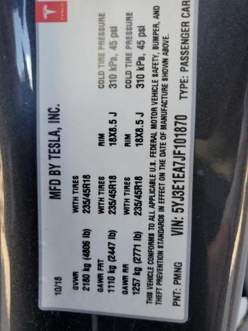 2018 TESLA MODEL 3 - 5YJ3E1EA7JF101870