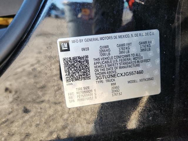 2018 GMC SIERRA K15 - 3GTU2NECXJG557460