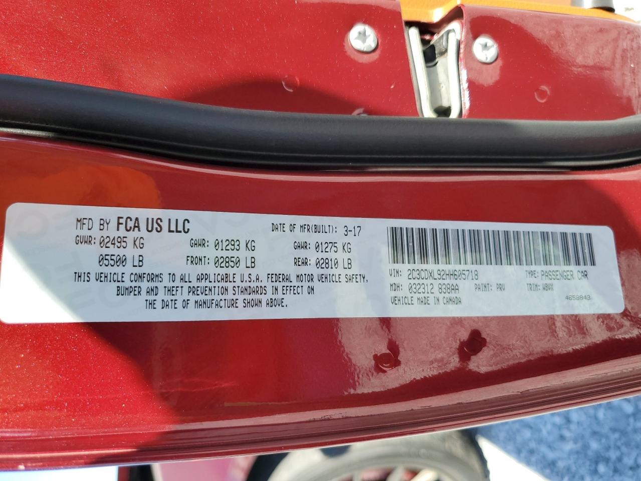 DODGE CHARGER SRT HELLCAT