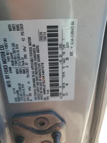 2019 FORD TRANSIT CO NM0LE7E25K1407078