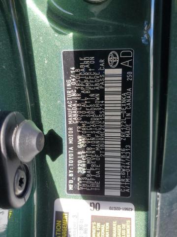 2014 TOYOTA COROLLA L - 2T1BURHE2EC155714