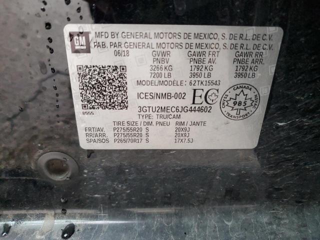 2018 GMC SIERRA K15 - 3GTU2MEC6JG444602