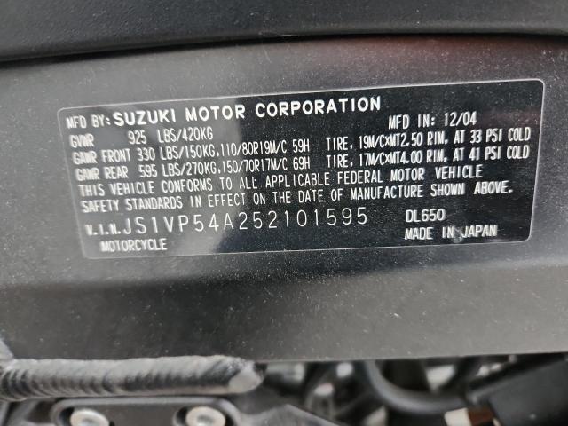 2005 SUZUKI DL650 K - JS1VP54A252101595