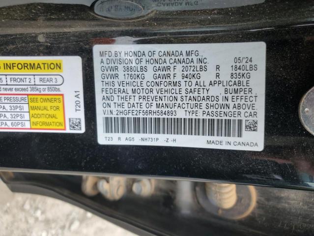 2024 HONDA CIVIC SPOR #3265005886