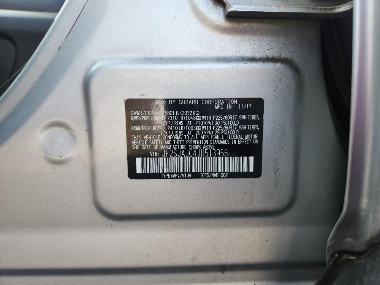 SUBARU FORESTER 2.5I LIMITED