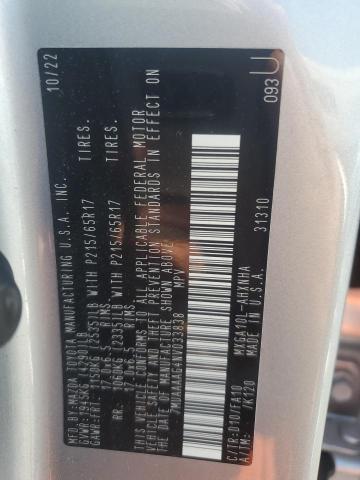 2022 TOYOTA COROLLA CR - 7MUAAAAG4NV033838