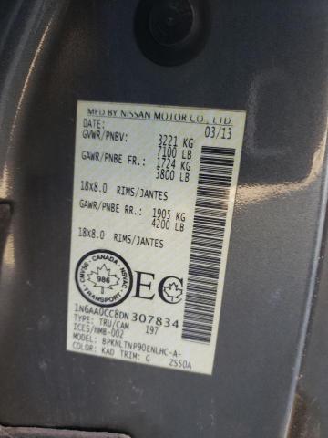 2013 NISSAN TITAN S - 1N6AA0CC8DN307834