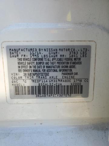 2014 NISSAN SENTRA S #3279579268