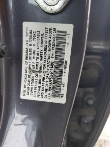 2015 HONDA CIVIC LX - 19XFB2F56FE121408