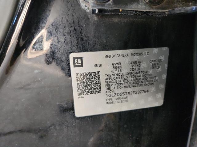 2018 CHEVROLET MALIBU LT 1G1ZD5STXJF237764