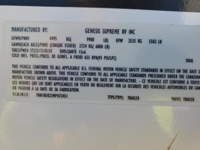 2021 GENESIS SUPREME #3292759780