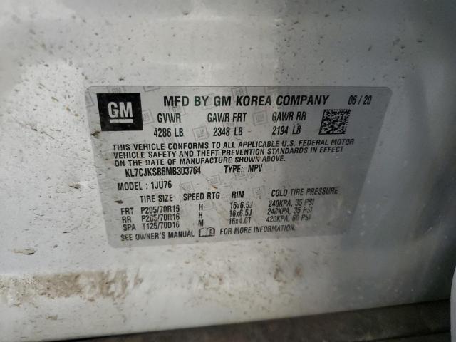 2021 CHEVROLET TRAX LS #3278720642