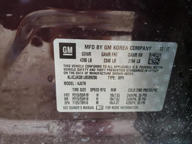 2018 BUICK ENCORE PRE - KL4CJASB1JB599280