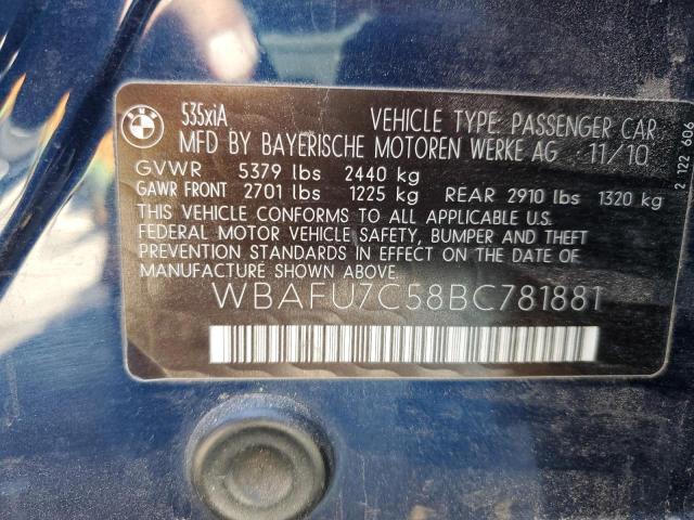 2011 BMW 535 XI #3315795356