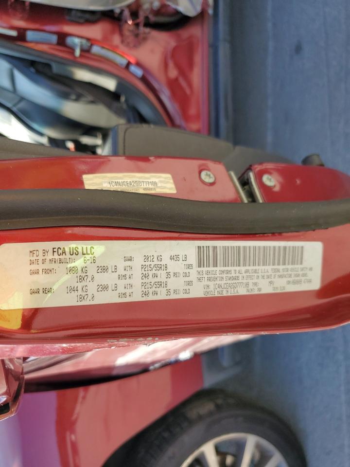 Lot #3310321004 2016 JEEP COMPASS LA