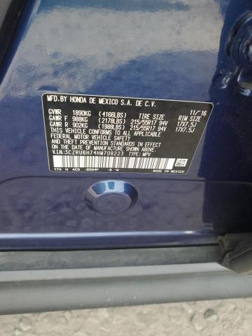 2017 HONDA HR-V EXL - 3CZRU6H74HM708223