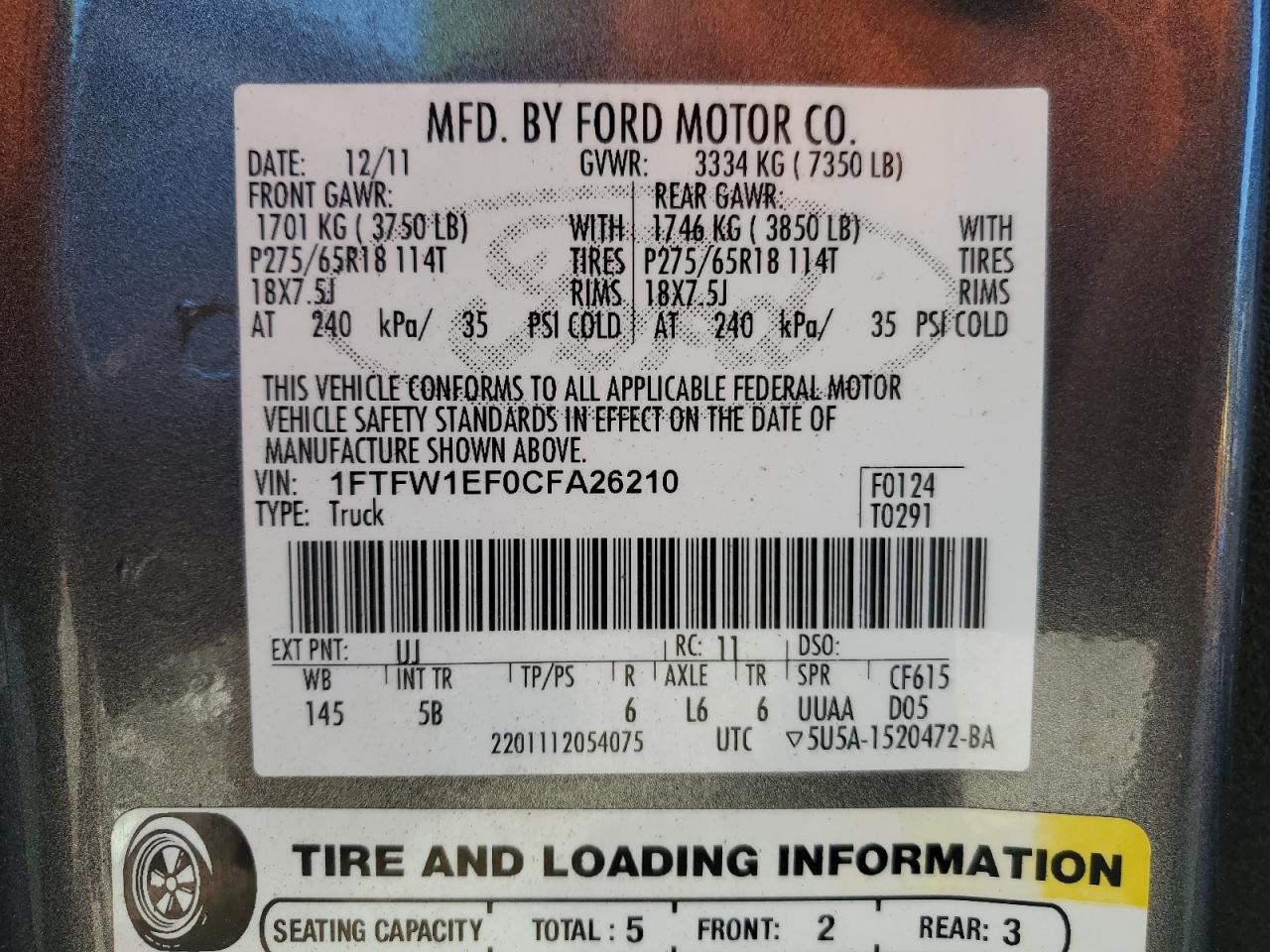 FORD F-150 SUPERCREW