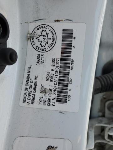 2016 HONDA CIVIC EX - 2HGFC2F71GH010271