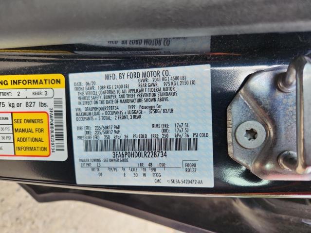 2020 FORD FUSION SE #3287651021