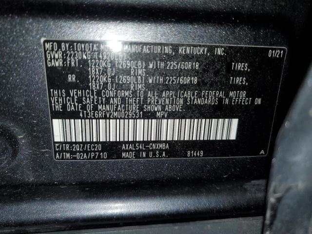 2021 TOYOTA RAV4 XSE - 4T3E6RFV2MU029531