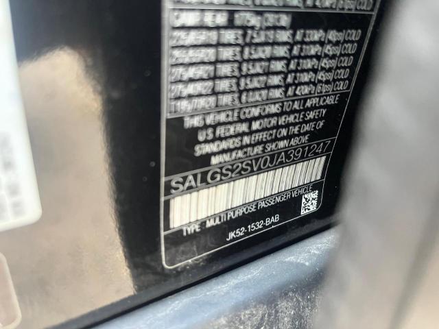 2018 LAND ROVER RANGE ROVER HSE SALGS2SV0JA391247