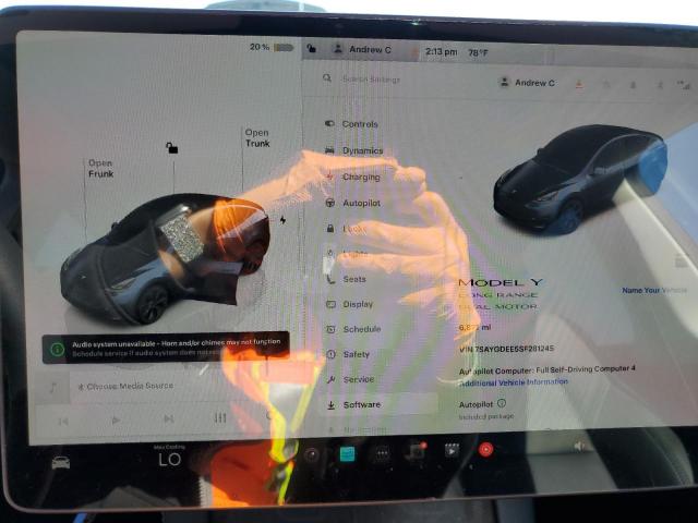 2025 TESLA MODEL Y 7SAYGDEE5SF281245